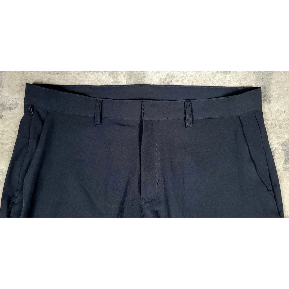 NWT Fabletics Men's Black‎ Modern Fit Stretch Performance Golf Chino Pants 36x34